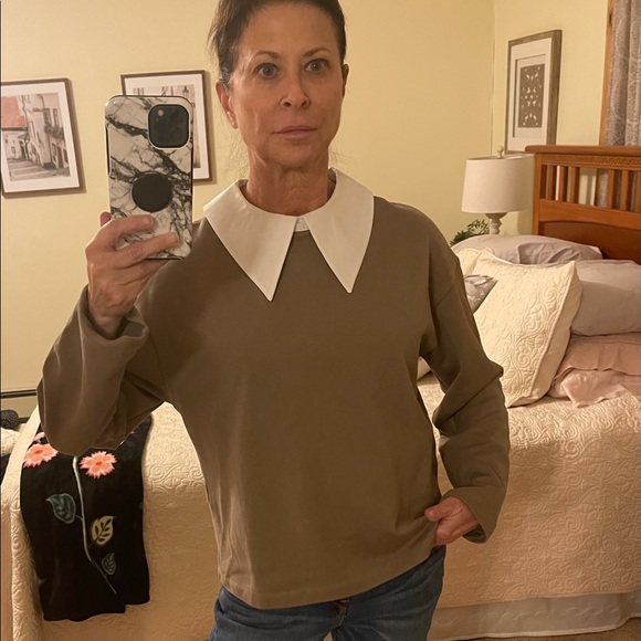 Zara tan sweatshirt - Picture 5 of 5